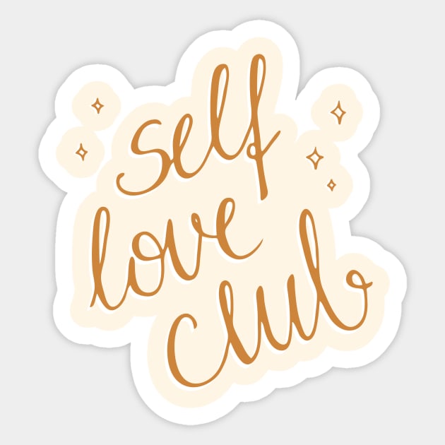 Self Love Club Sticker by Barlena